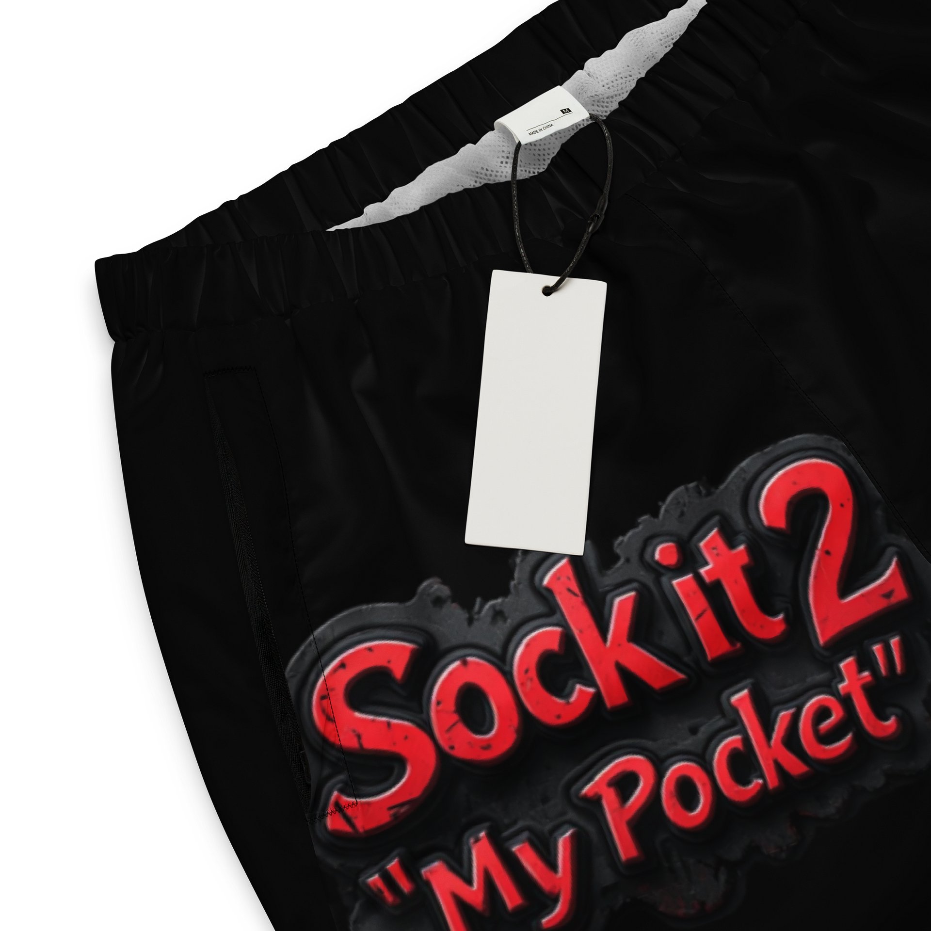 Red Pocket Statement Track Pants product image (3)