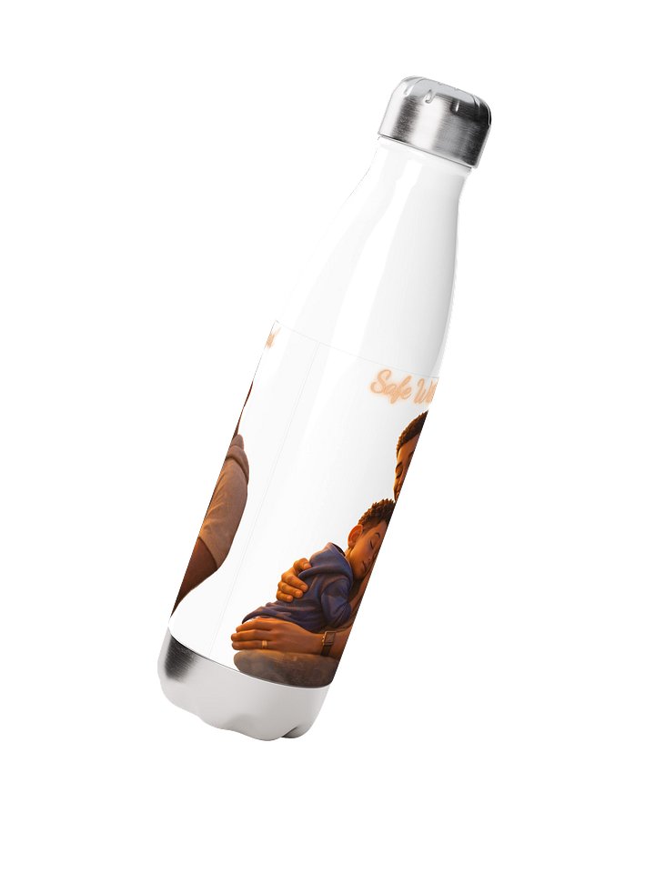 Safe With Dad Stainless Steel Water Bottle product image (3)