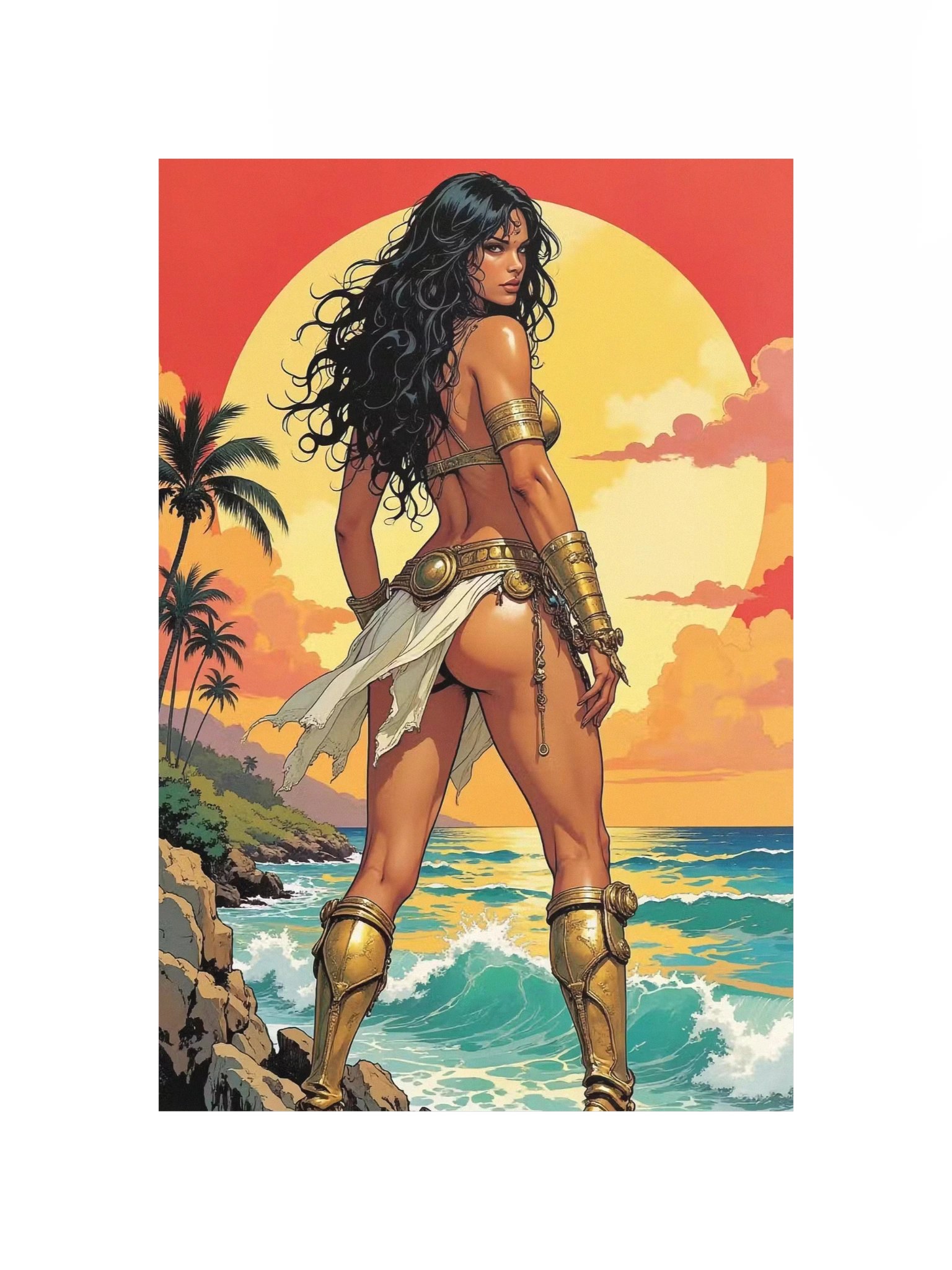 Amazon Warrior at Sunset product image (10)