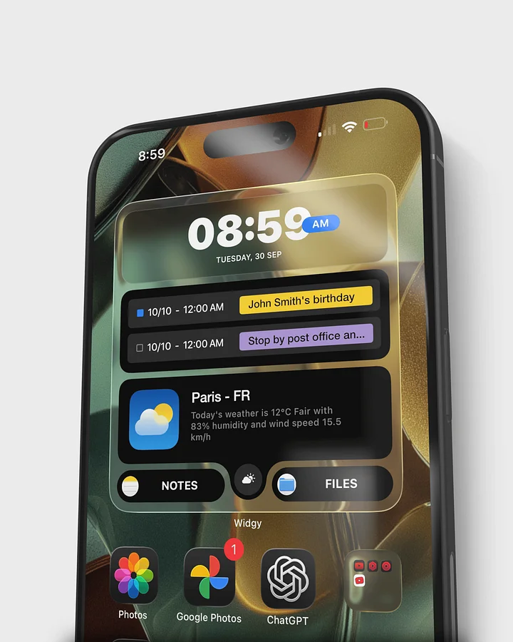 At a Glance Widgy Widget product image (1)