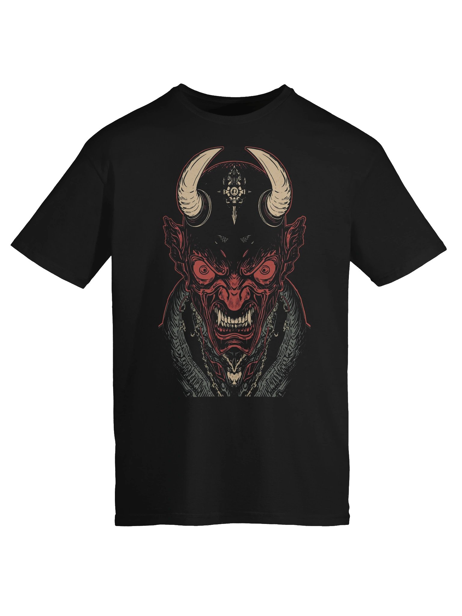 Crimson Oni Mask T-Shirt product image (4)