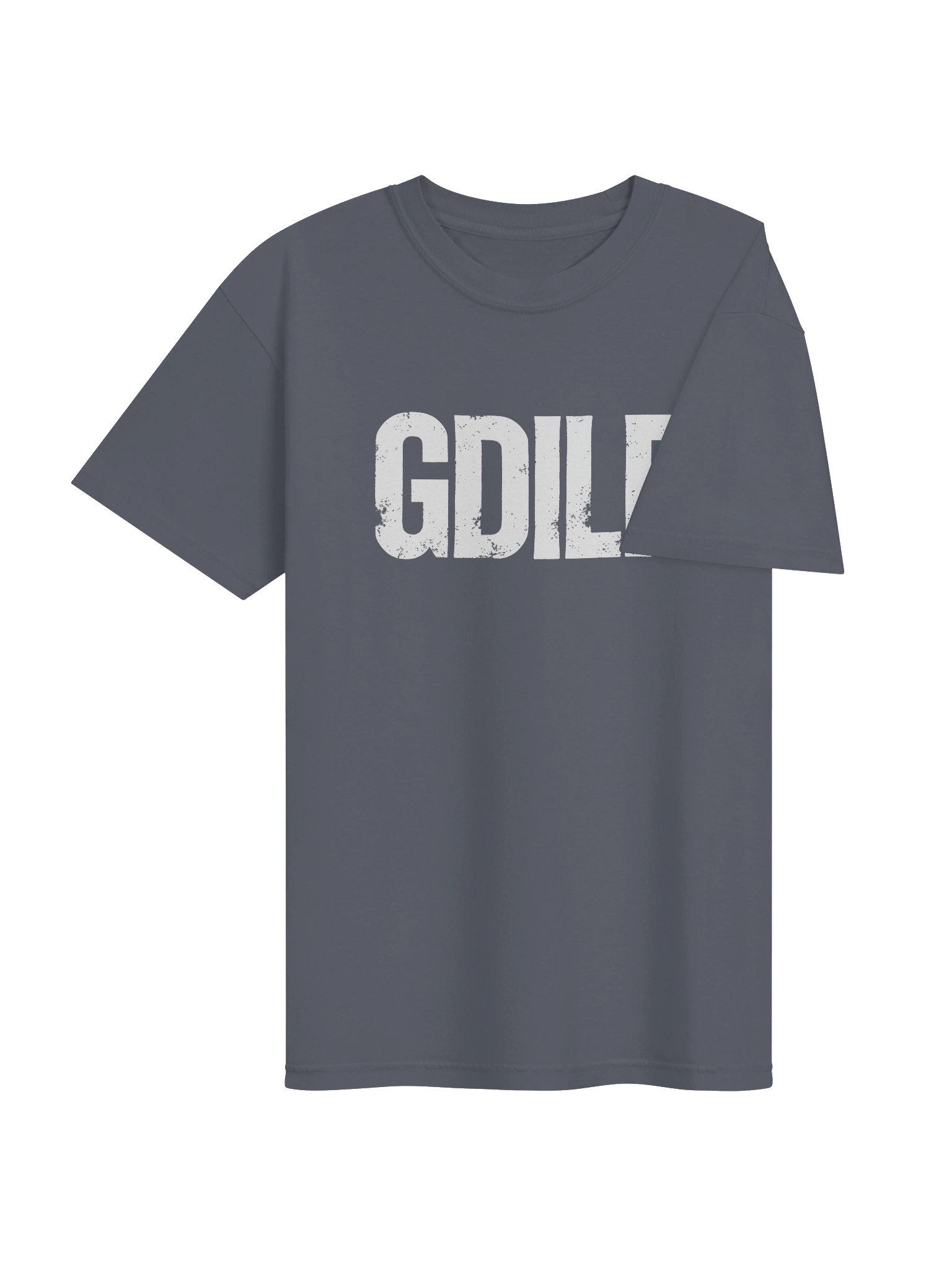 GDILF in White Grungy Letters T-Shirt product image (4)