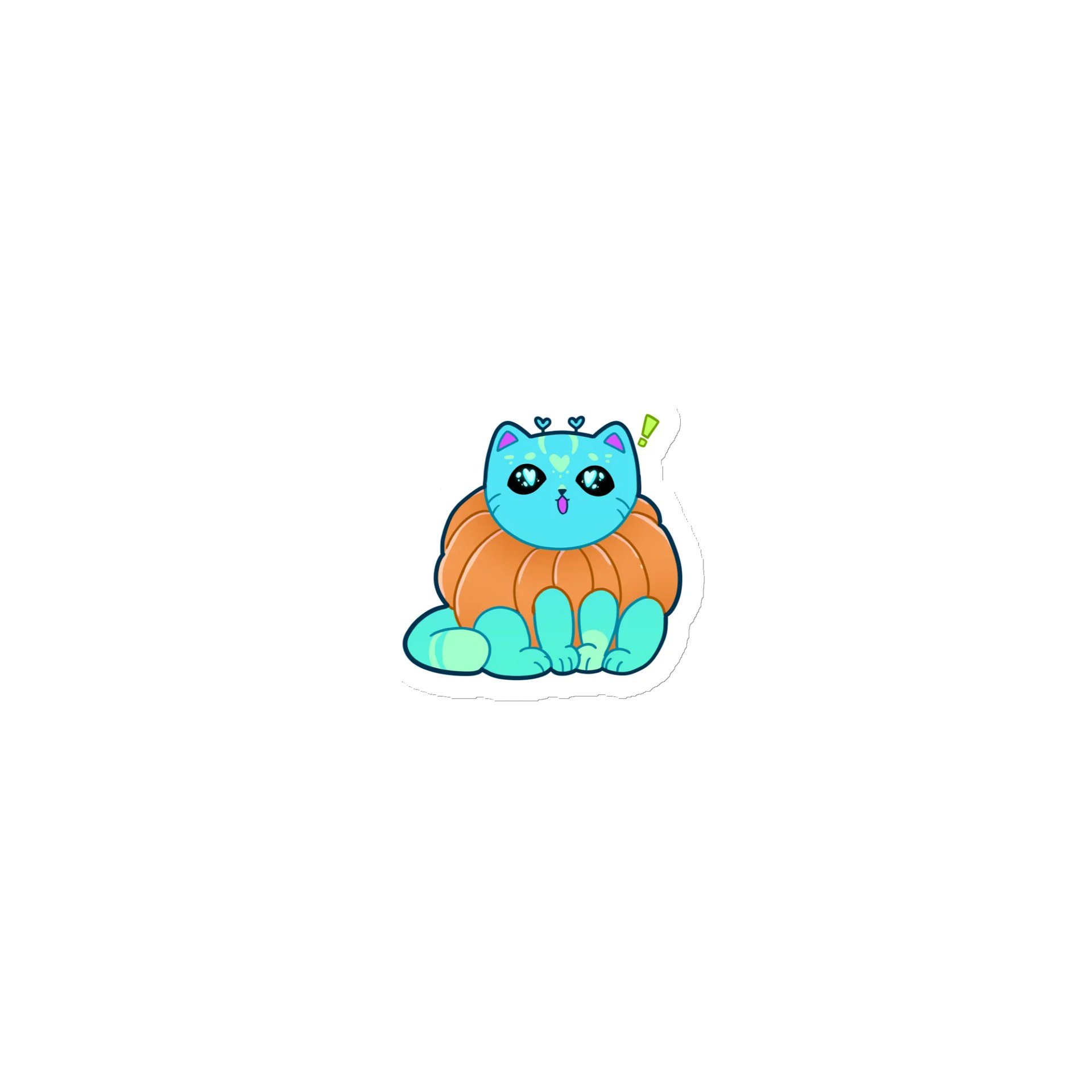 Pumpkin Kitty Magnet product image (1)