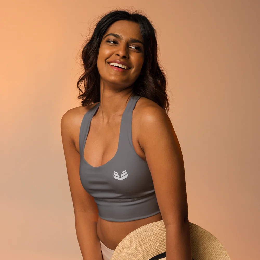 Longline Sports Bra - Dusky Drift product image (9)