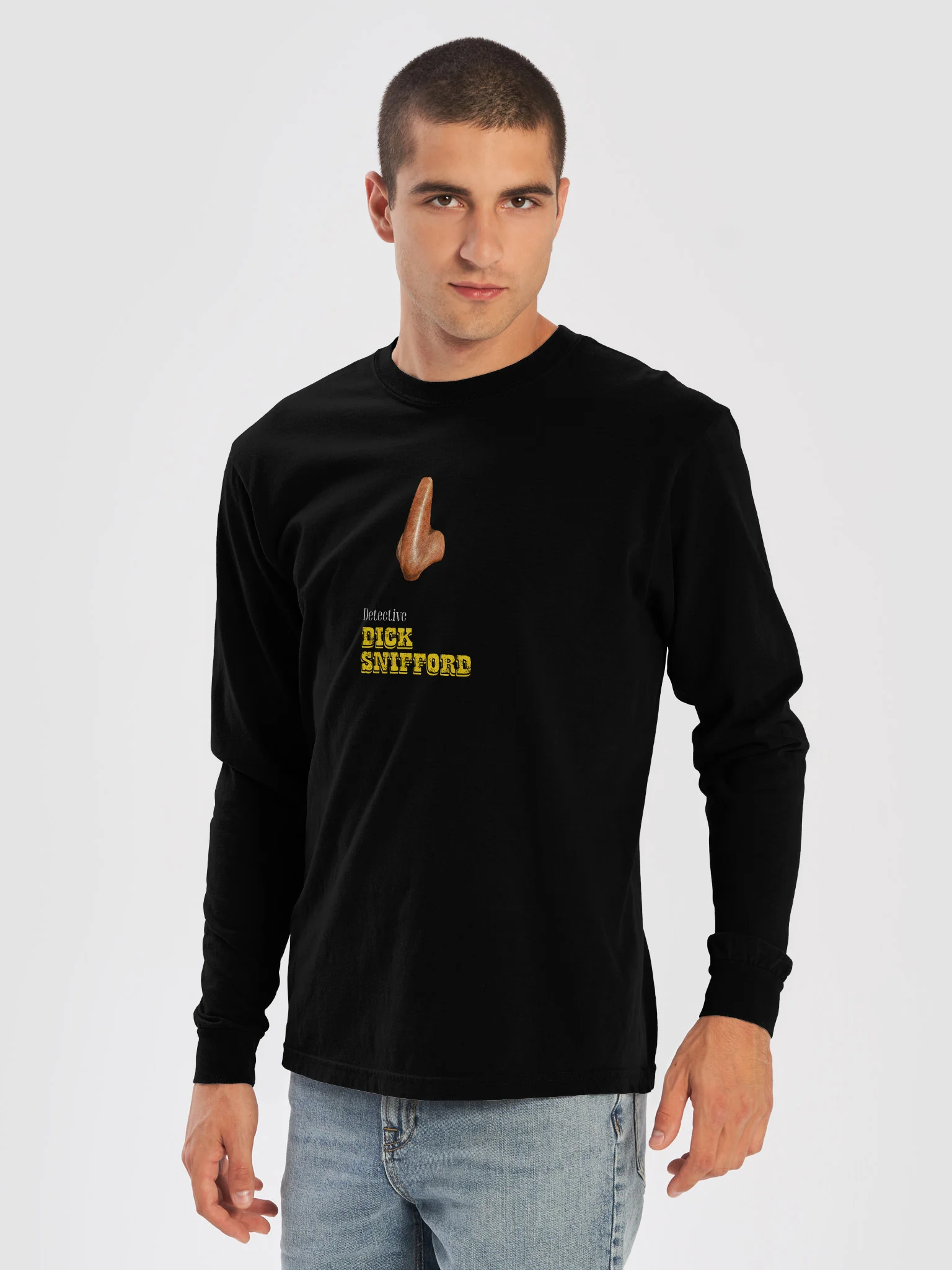 Dick Snifford Nose for Trouble Long Sleeve T-Shirt product image (5)