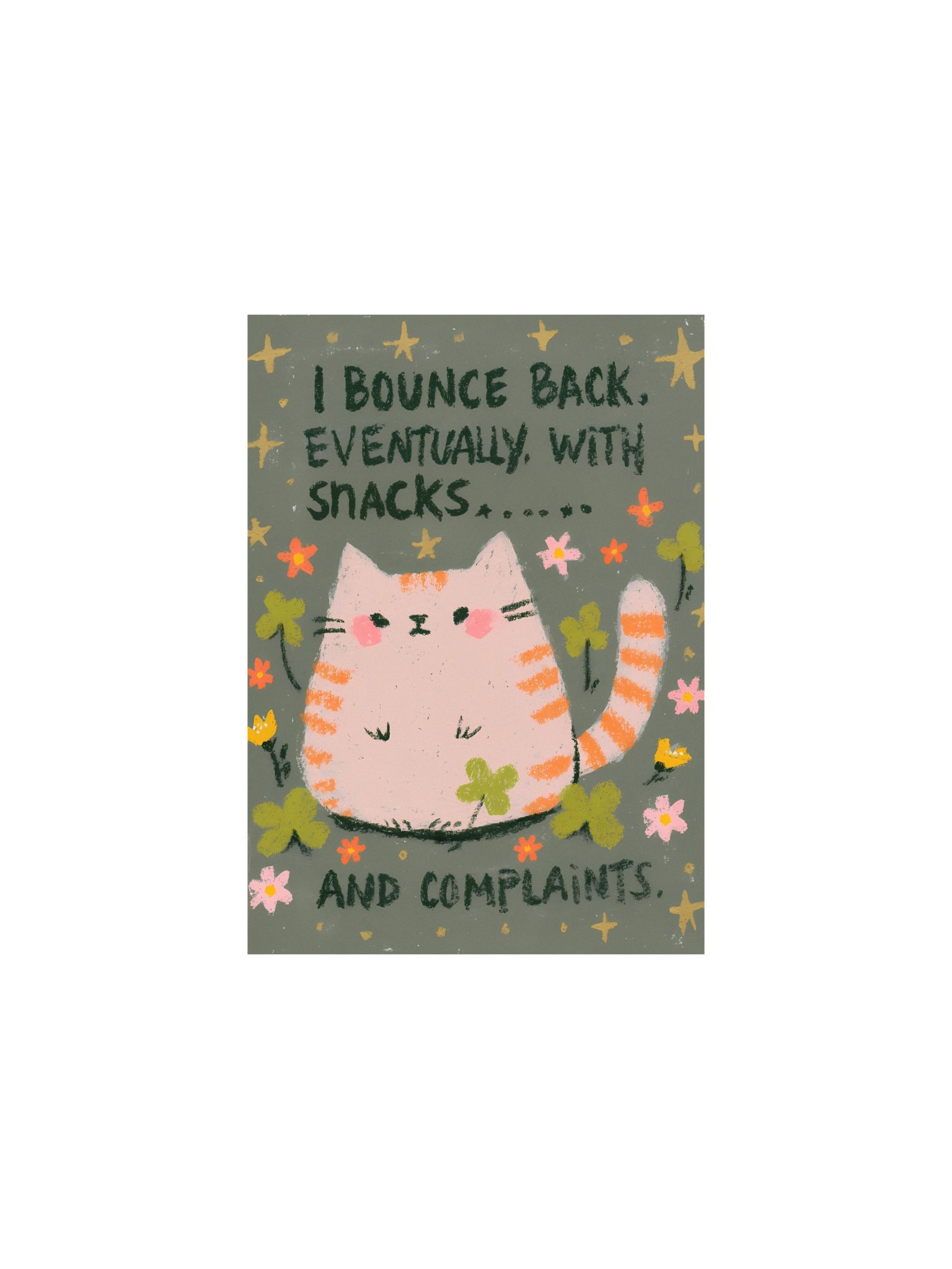 Bounce Back Cat Poster product image (2)