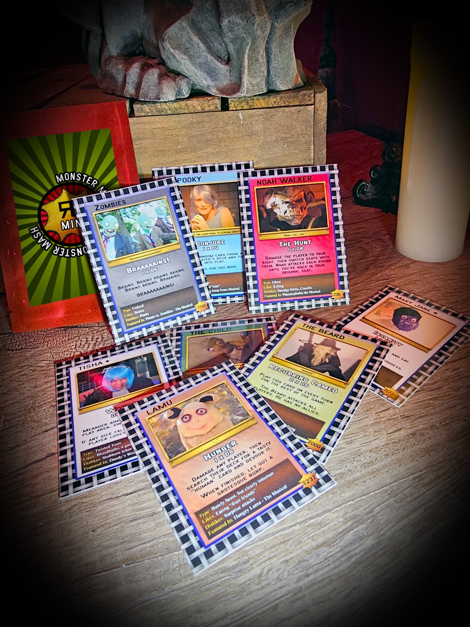 Trading Card MINI Pack - Monster Mash product image (2)