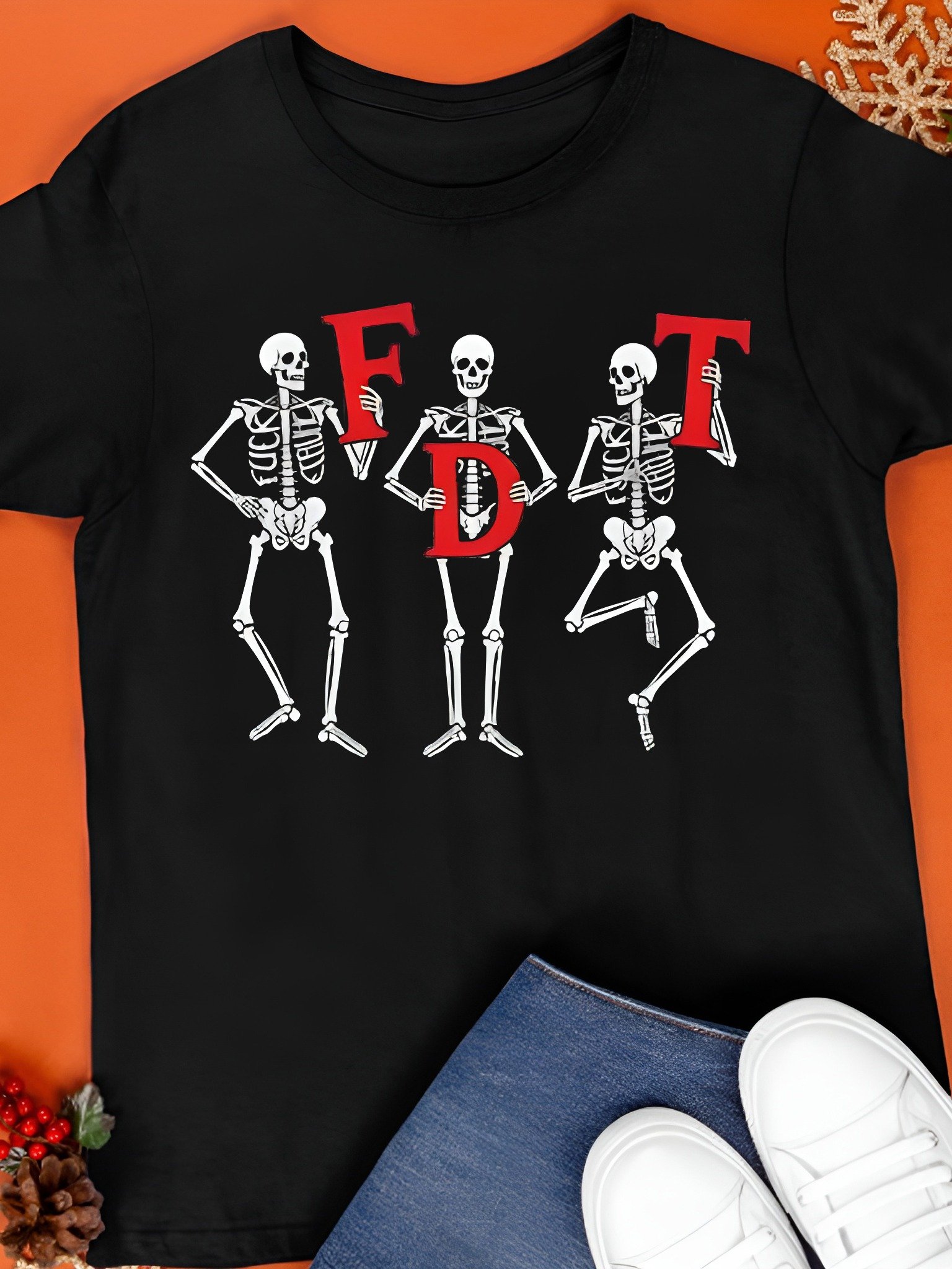 Dancing Skeleton FDT Shirt product image (1)
