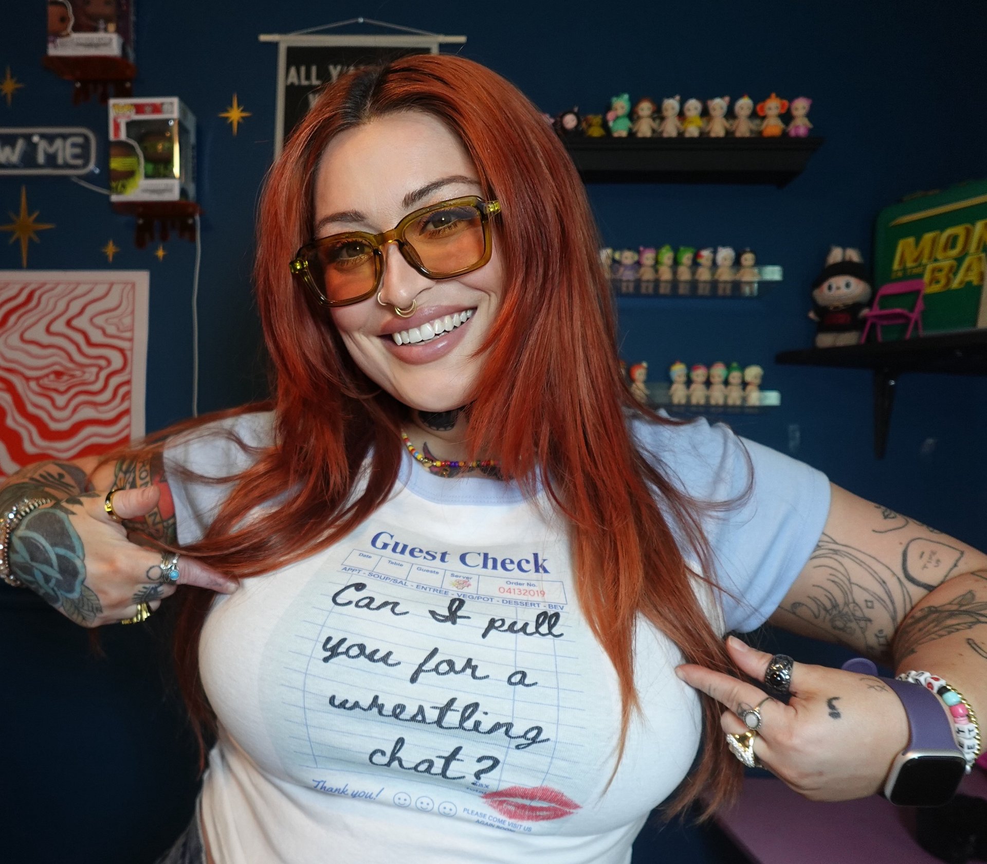 Can I Pull You For A Wrestling Chat? Baby Tee product image (8)