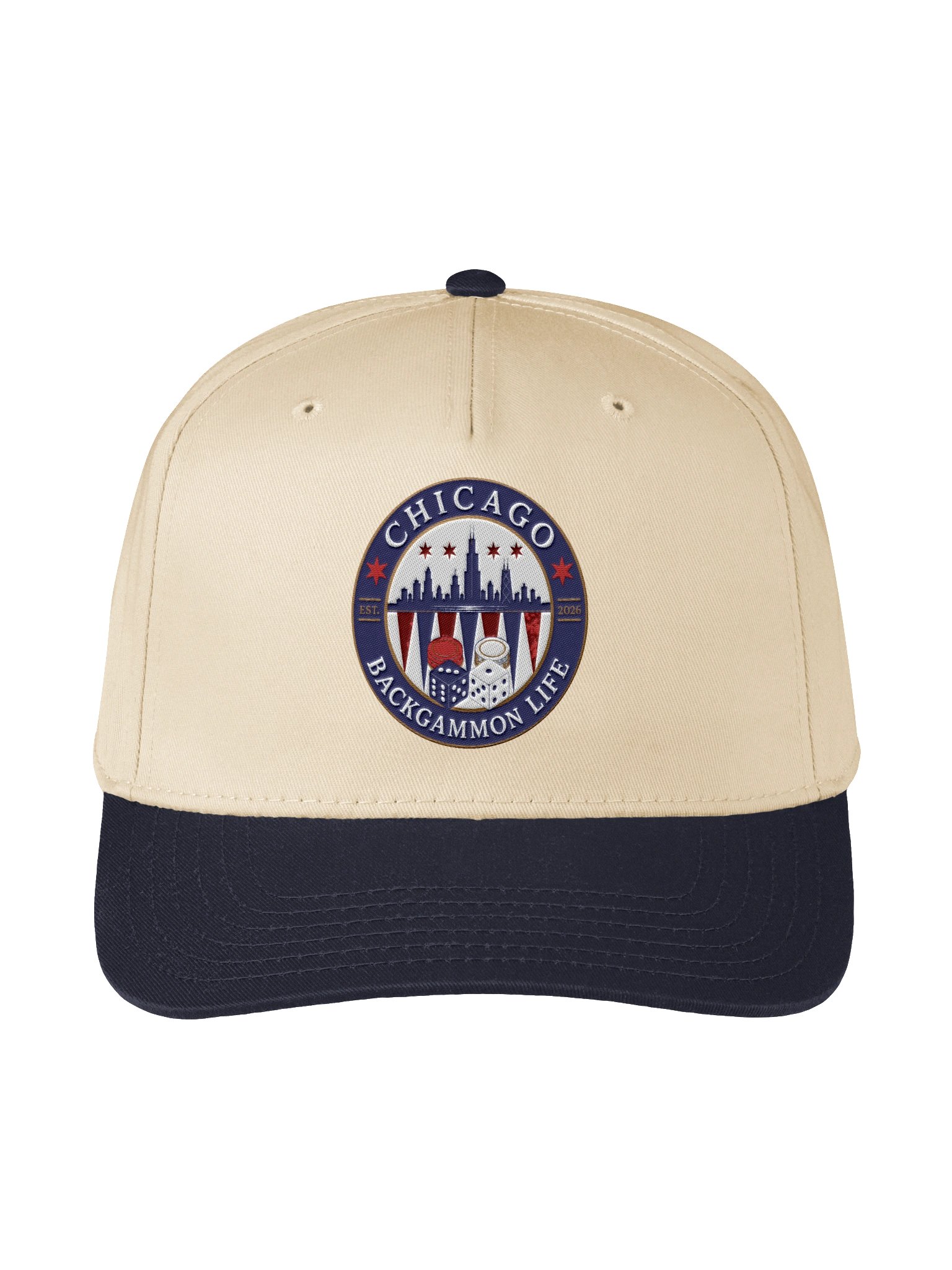 Chicago Backgammon Life Logo Cap product image (1)