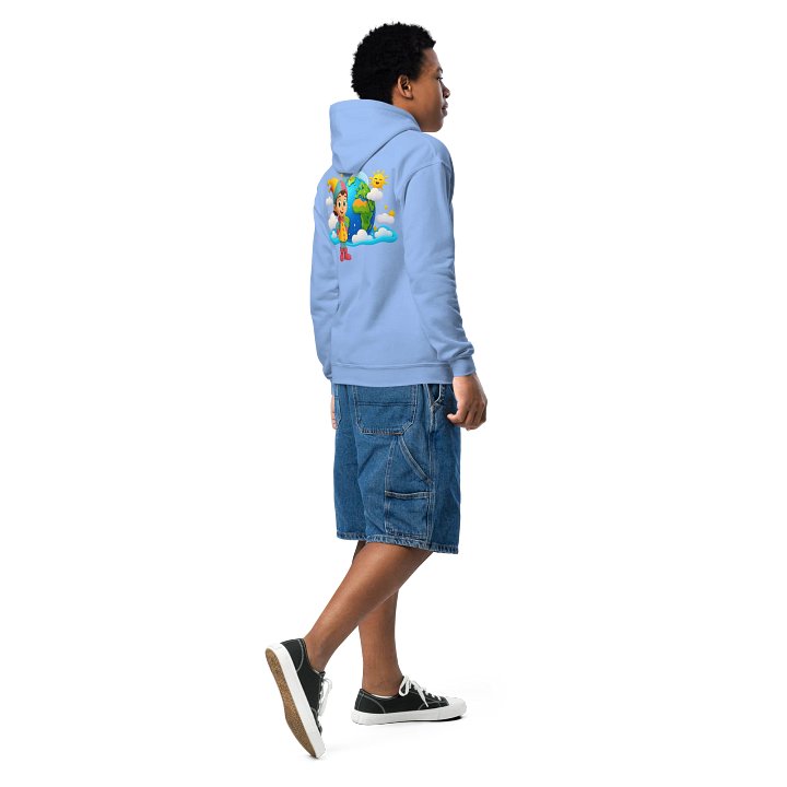 JessyJesty “Planet Earth” Youth Hoodie – Cozy Style for Eco-Loving Kids product image (2)