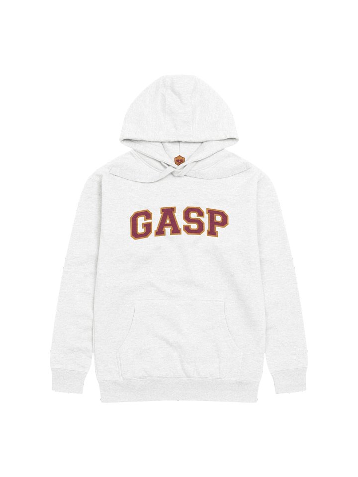 GASP Felpa con cappuccio White product image (1)