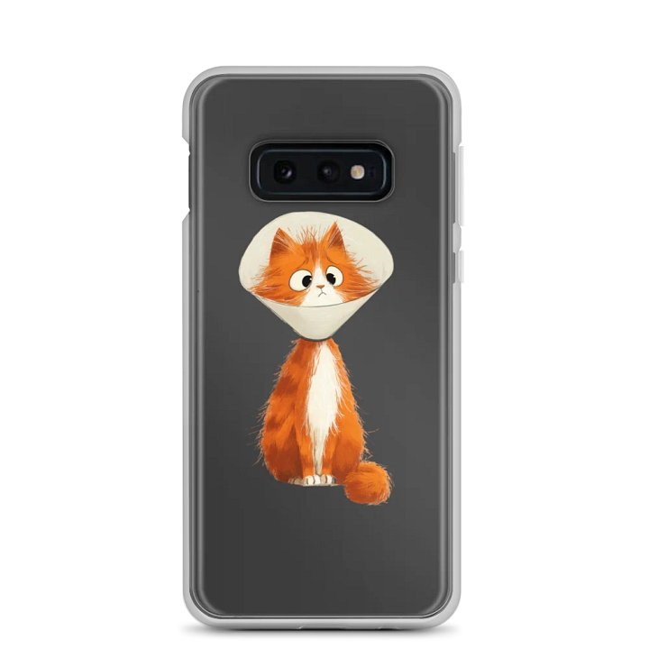 Sad Cat Cone Clear Samsung® Case product image (3)