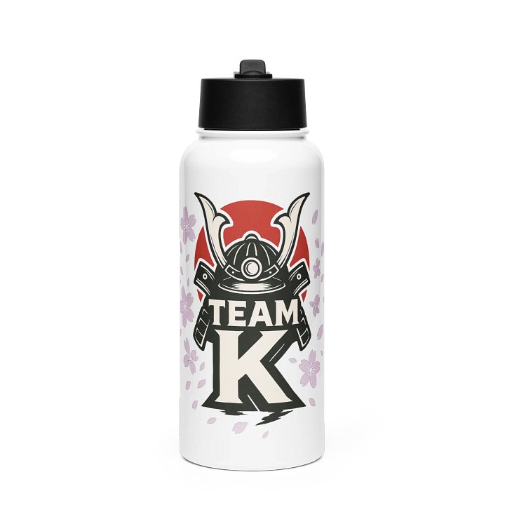 Team K Japan Stainless Steel Water Bottle with a Straw Lid product image (1)