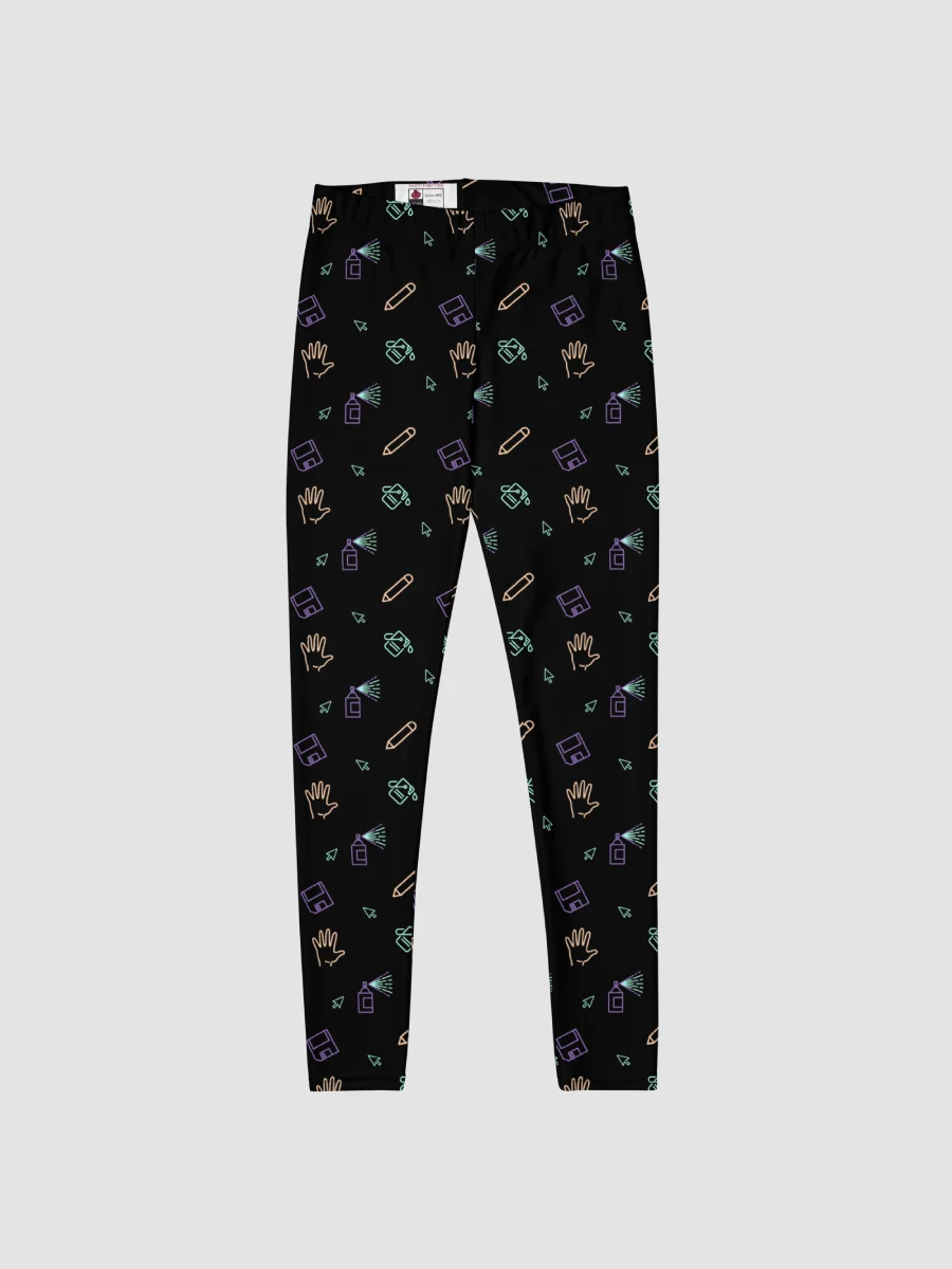 Computer Lab pattern leggings product image (4)