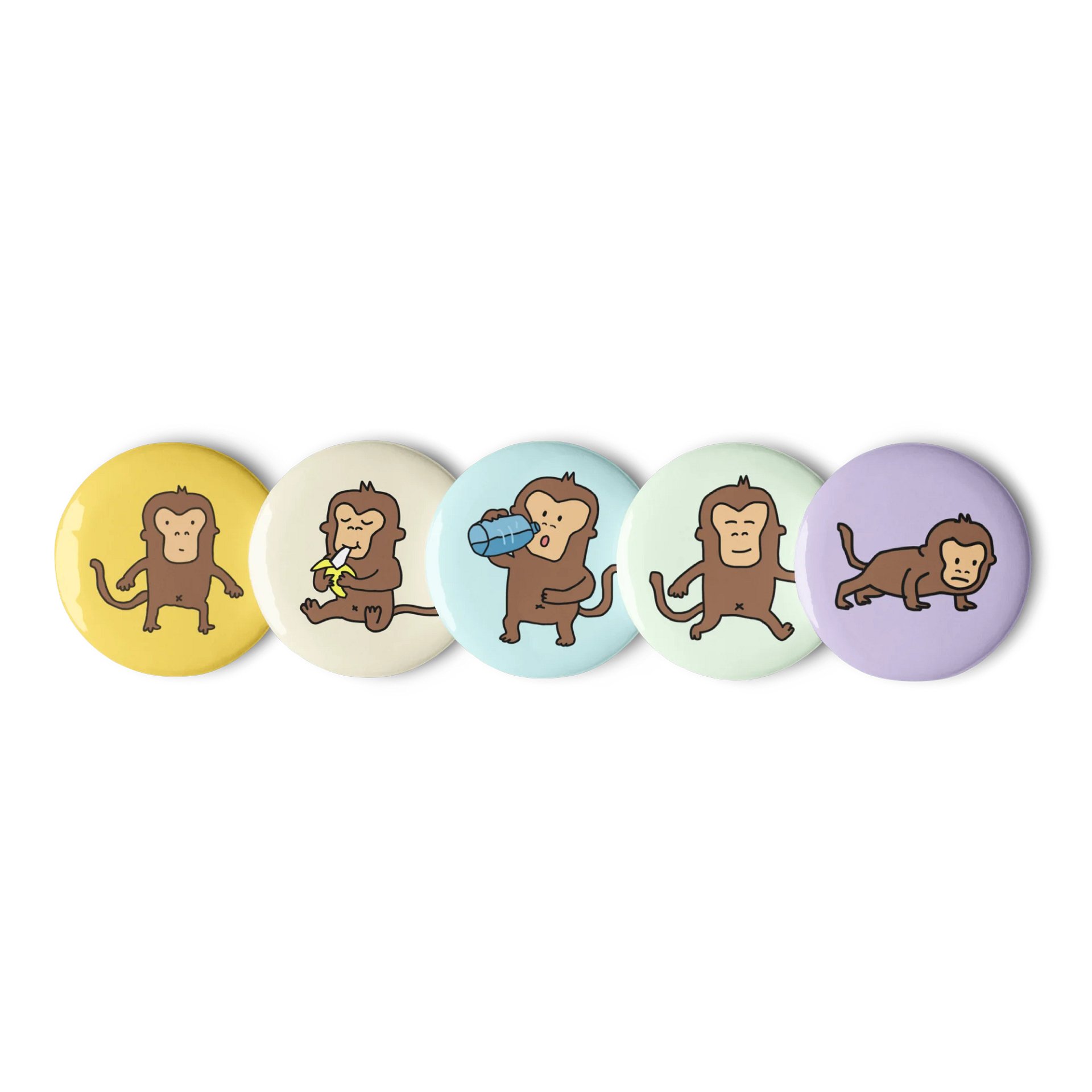 MonkeyMind101 Pin Button Set product image (1)