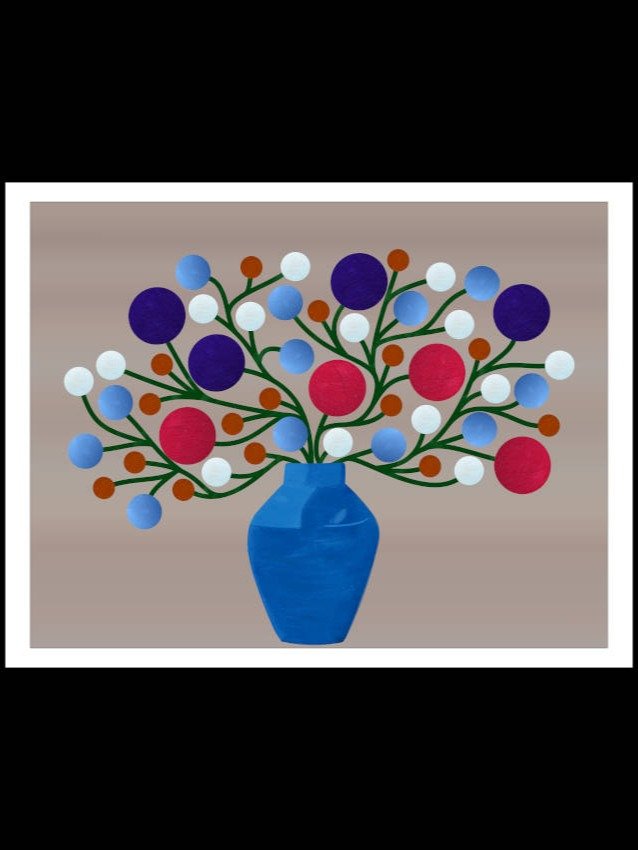 "Flowers in Vase" 20 x 16 inch Limited Signed and Numbered Print product image (1)