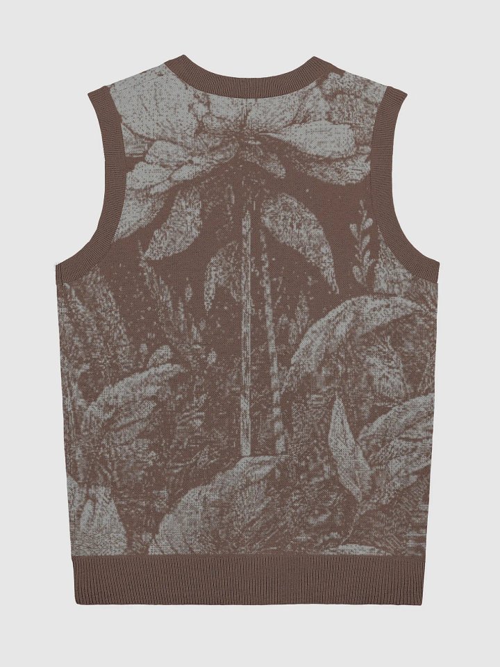 Noir Jungle III Knitted V-Neck Vest product image (7)