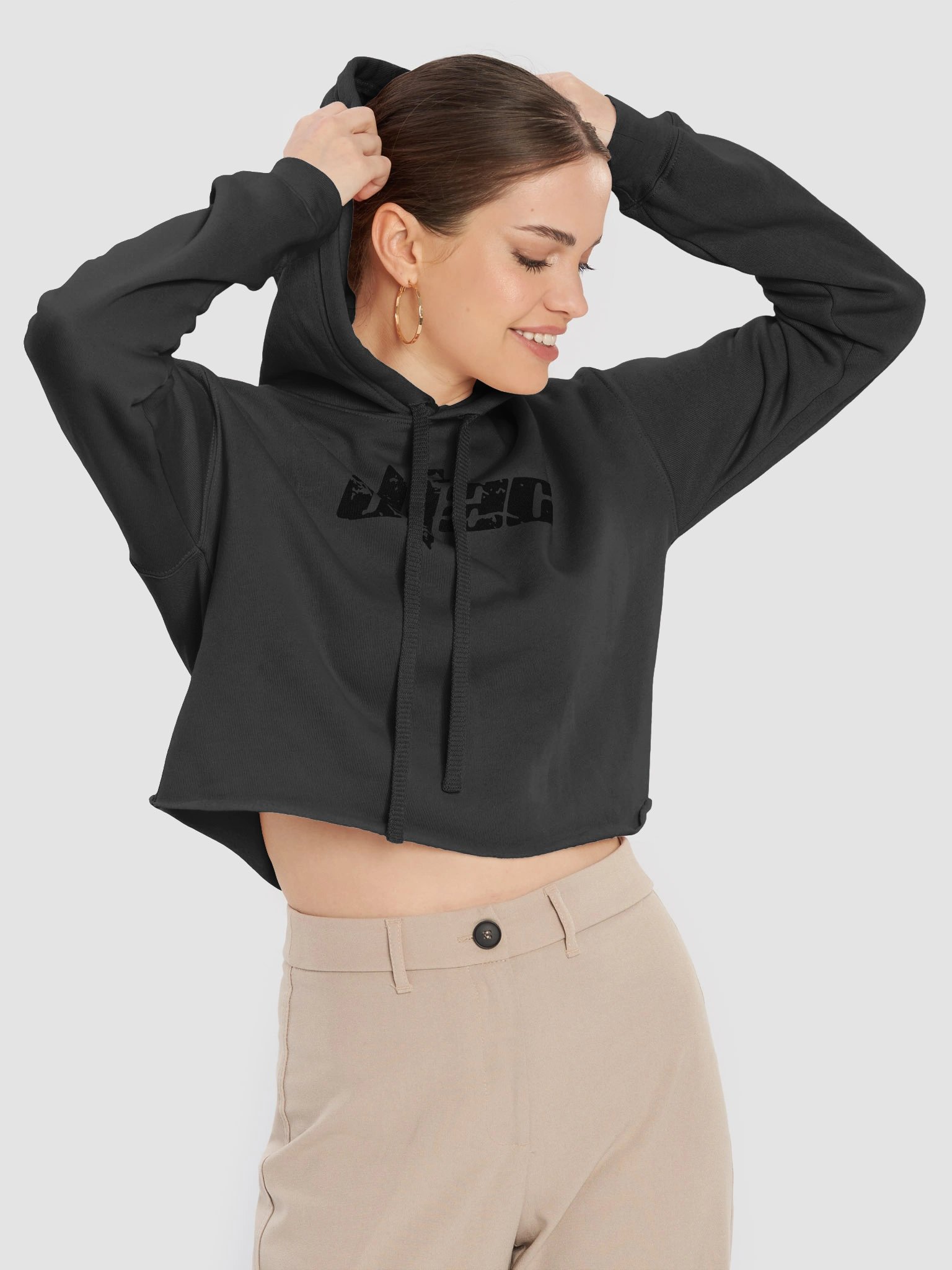 DTAC Midnight Mystery Crop Hoodie product image (10)