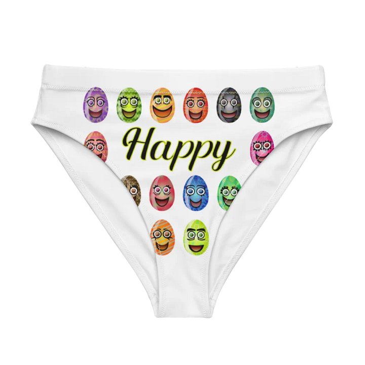Happy Emoji All-Over Print Bikini Bottoms product image (1)