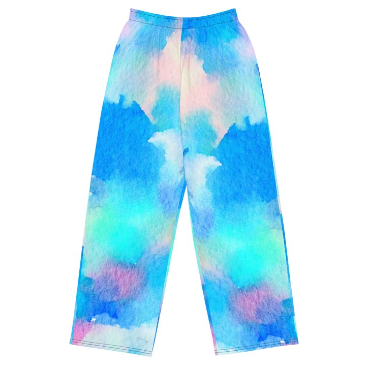 Watercolour style unisex pants product image (1)