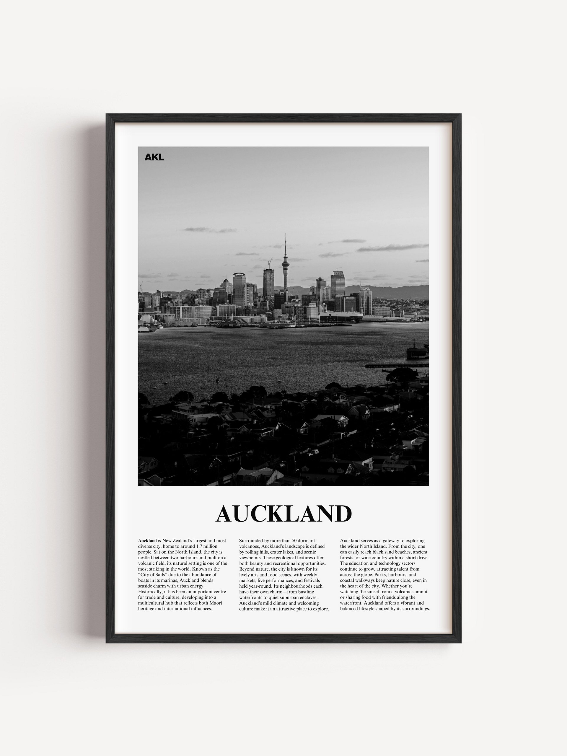 Auckland 01 Newspaper Poster product image (1)