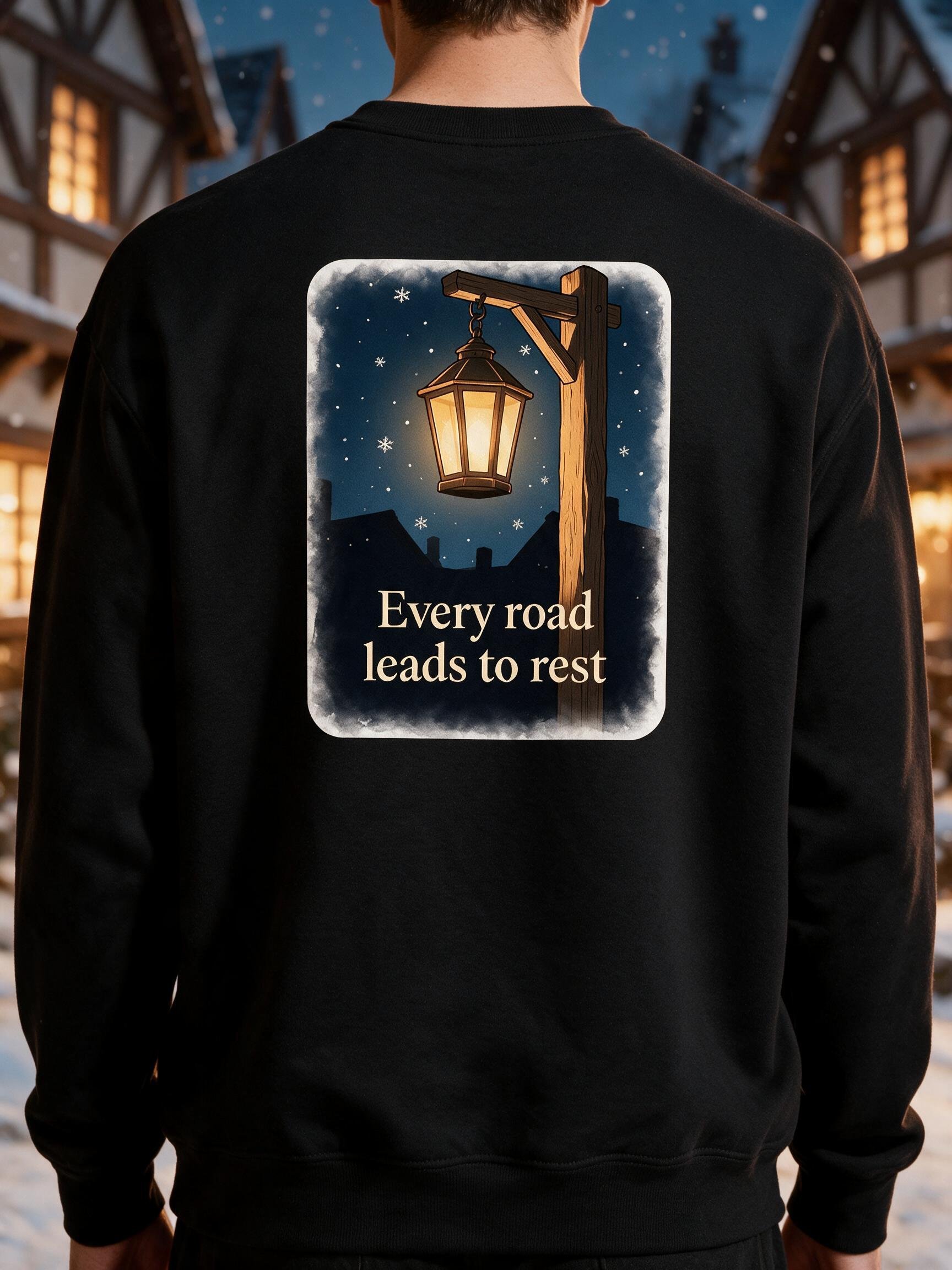 Every Road Leads to Rest — Bard & Ember Crewneck product image (2)