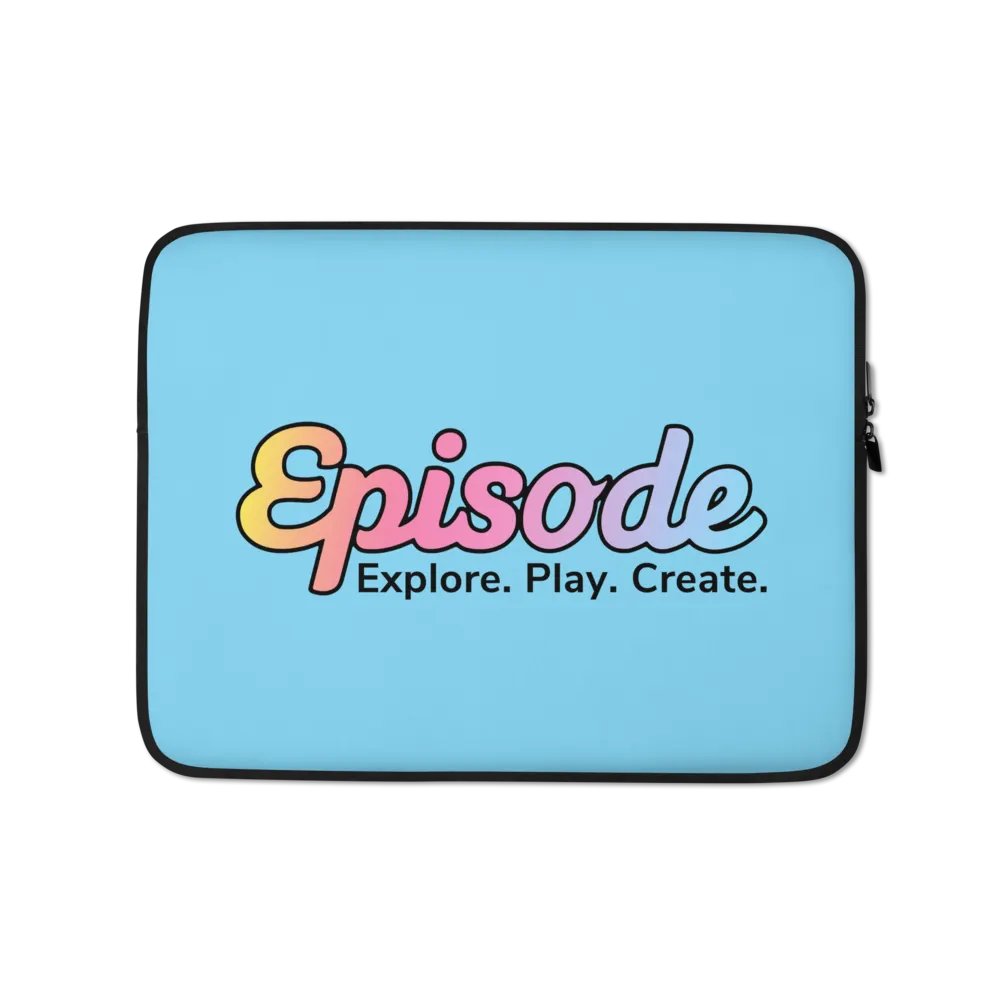 Episode Laptop Sleeve Teal With Gradient Logo product image (1)