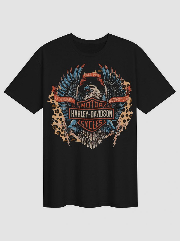 Harley-Davidson Since 1903 Legendary T-Shirt | Vintage Bar & Shield Cycles Typography | American V-Twin Motorcycle Apparel product image (1)
