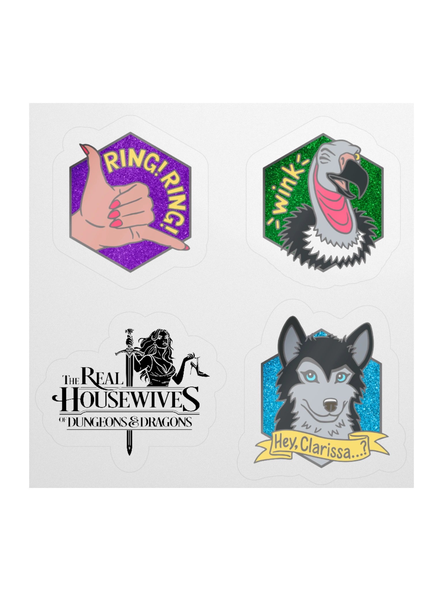 RHODND Mini Sticker 4-Pack product image (1)