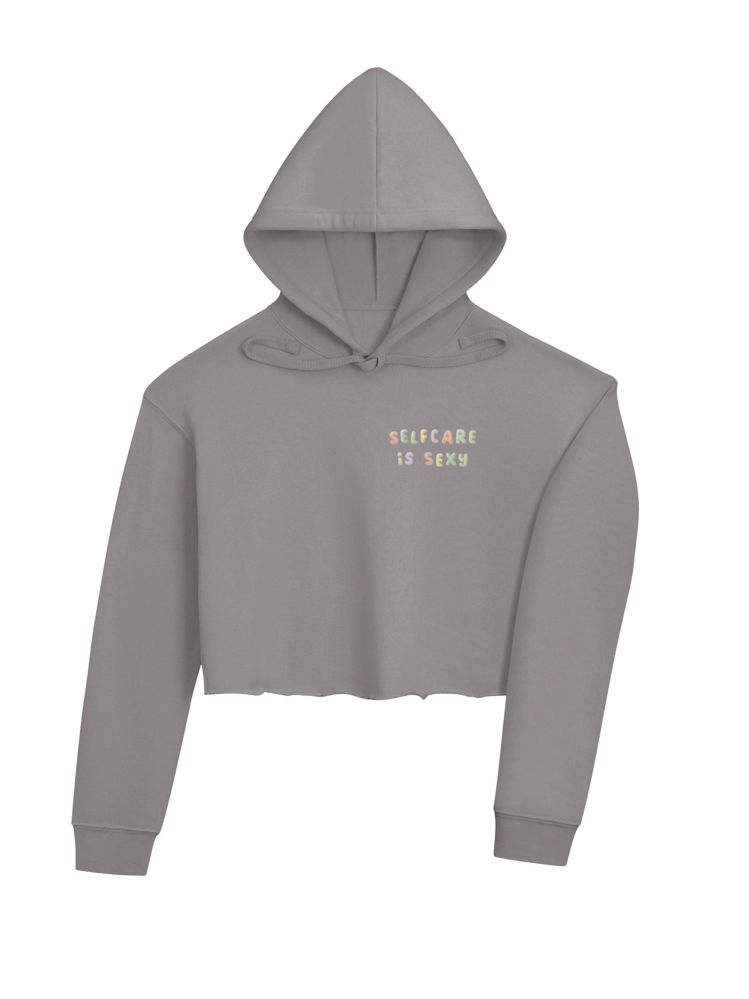 Selfcare Club | Cropped Hoodie | Front print (text only) product image (4)