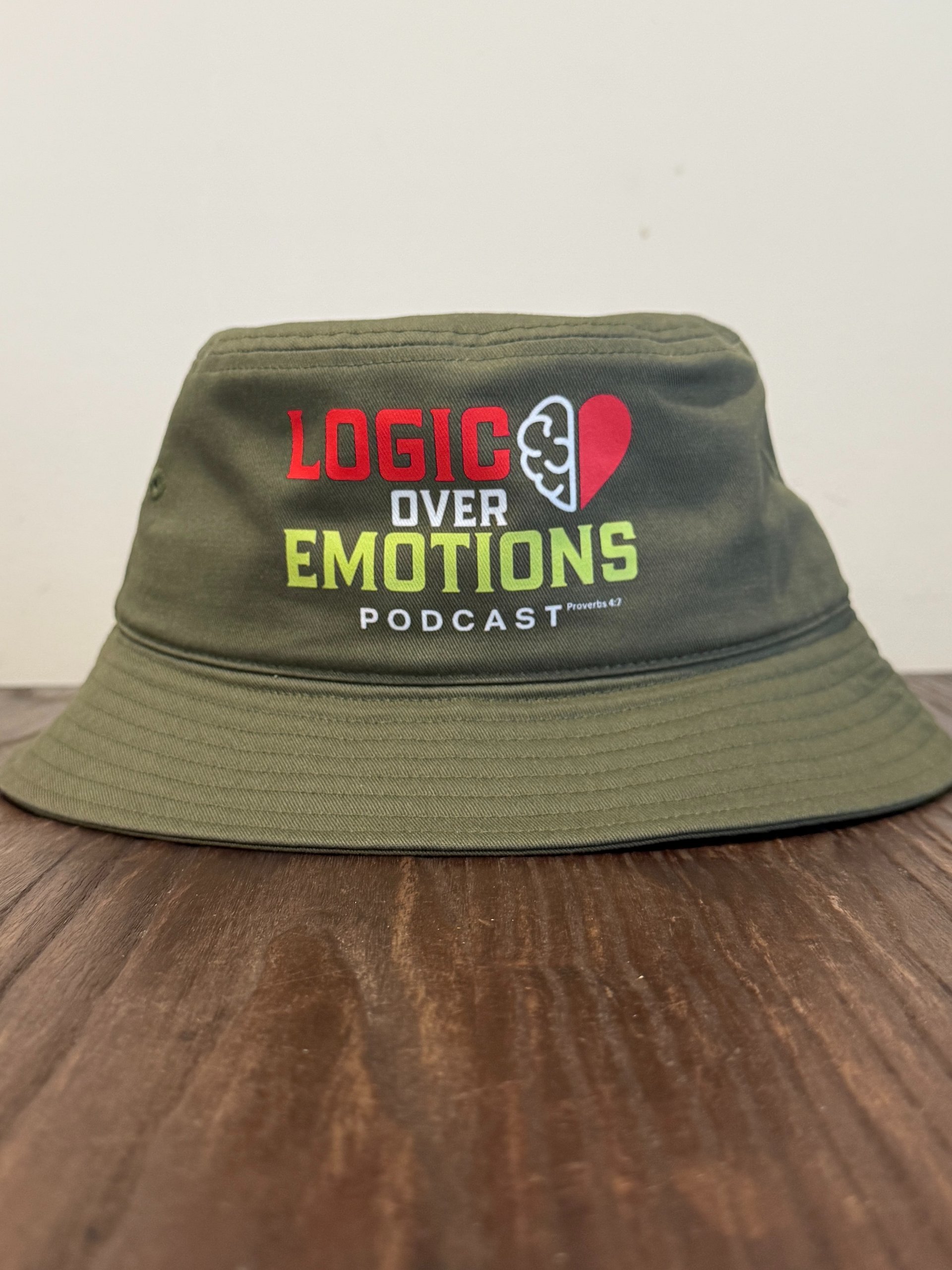 Logic Over Emotions Classic Bucket Hat product image (4)