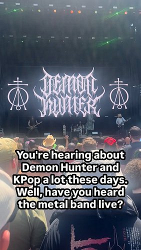 We love @demonhunter the band for sure. This set at Sonic Temple was gnarly. #demonhunter #metal  #kpopdemonhunters