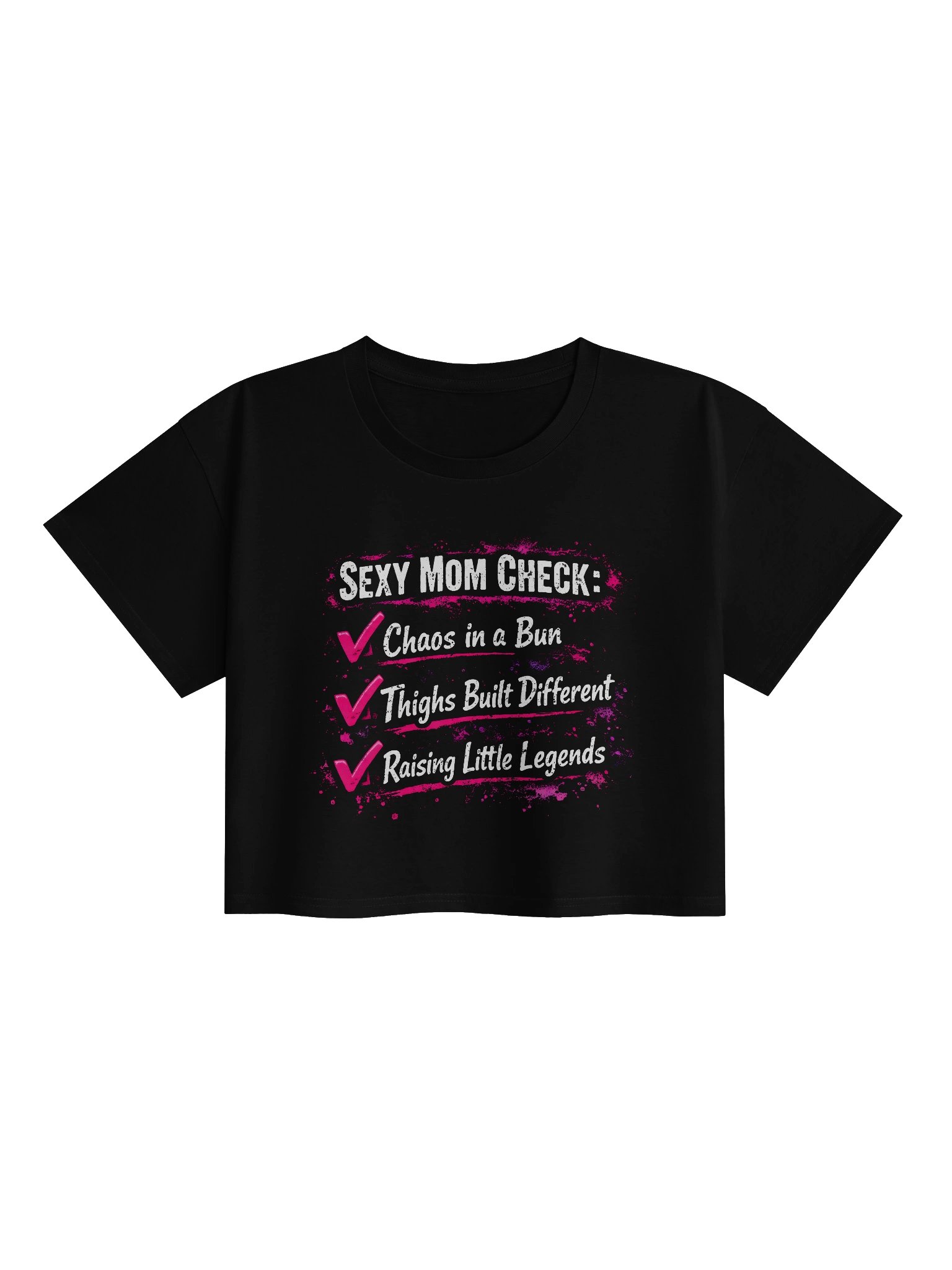 Mom Check Crop Top product image (1)