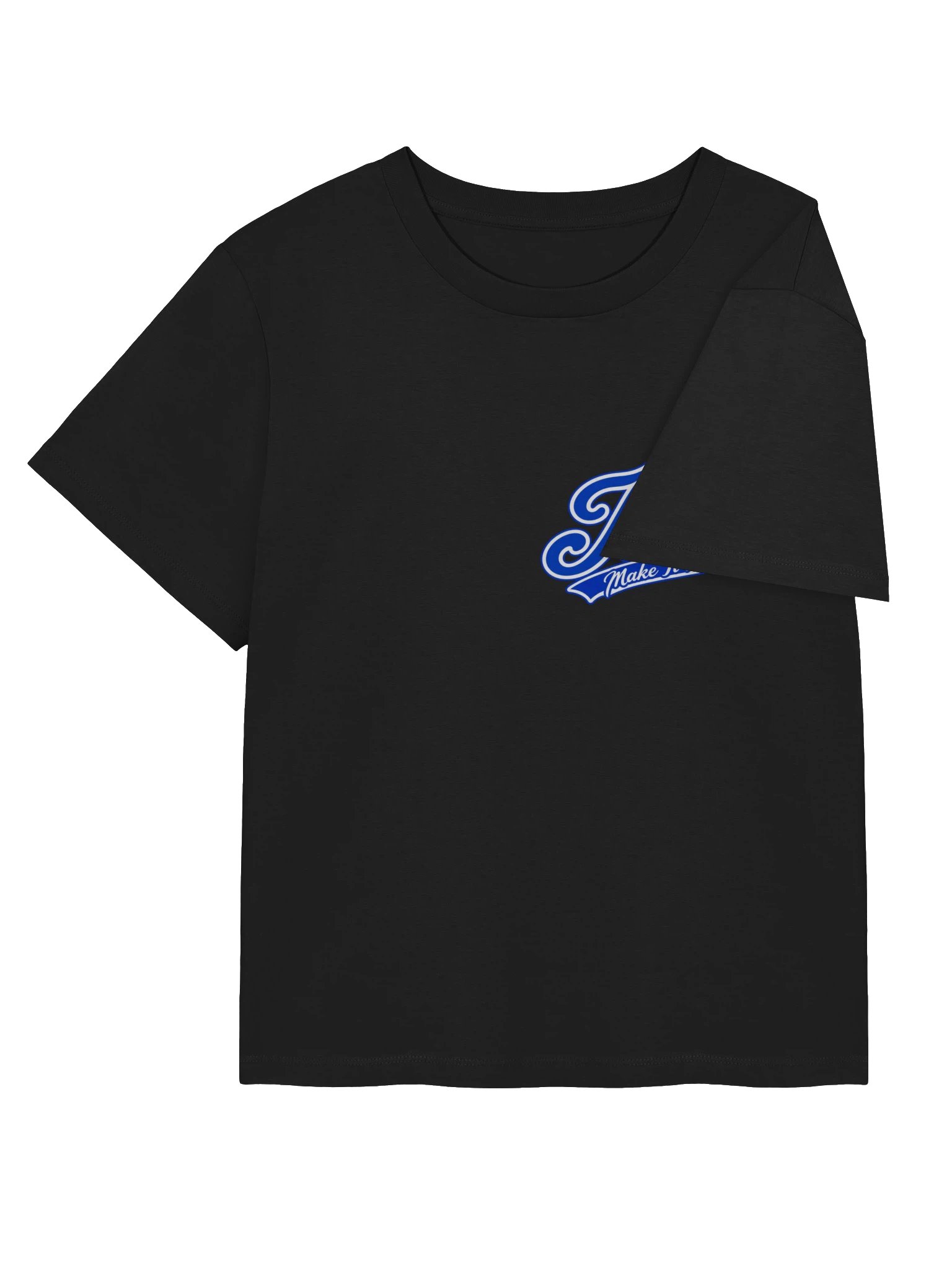 Make It Make Sense Women’s Blue M Heart Logo T-Shirt product image (19)