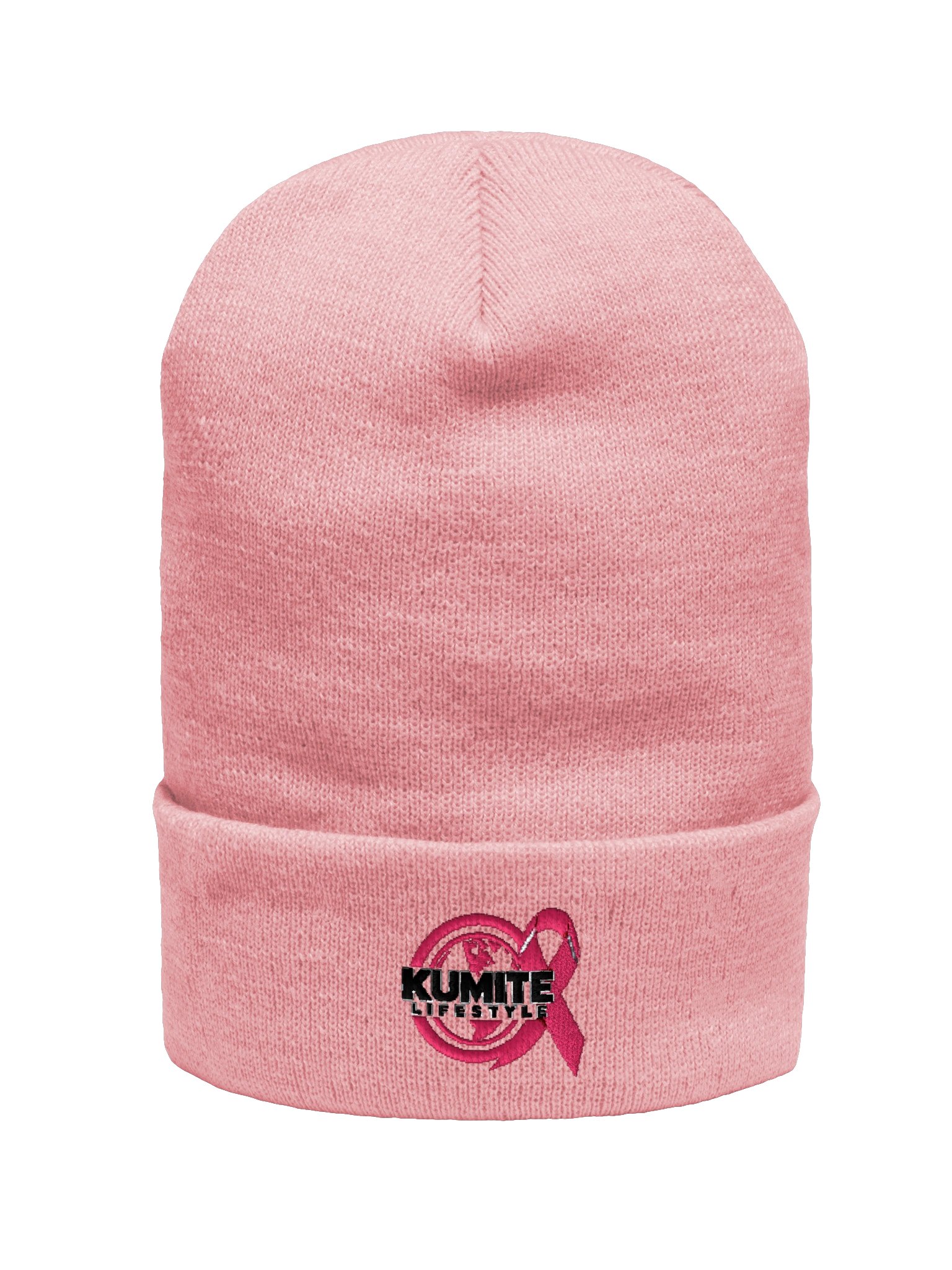 Kumite Lifestyle Pink Ribbon Logo Cuffed Beanie product image (1)