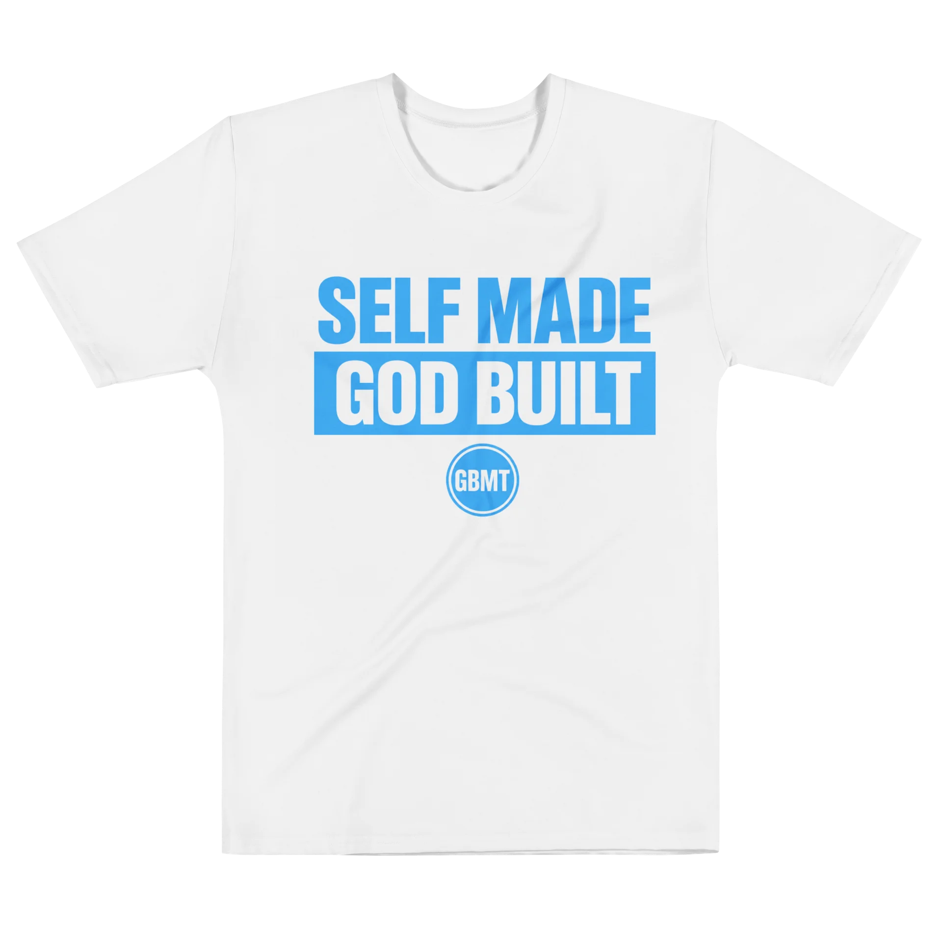 Self Made God Built Tee – Sky Blue Edition product image (1)