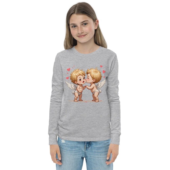 Cherub Kiss Youth Long Sleeve T-Shirt product image (4)