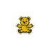 Yellow Bear of Sharing Magnet