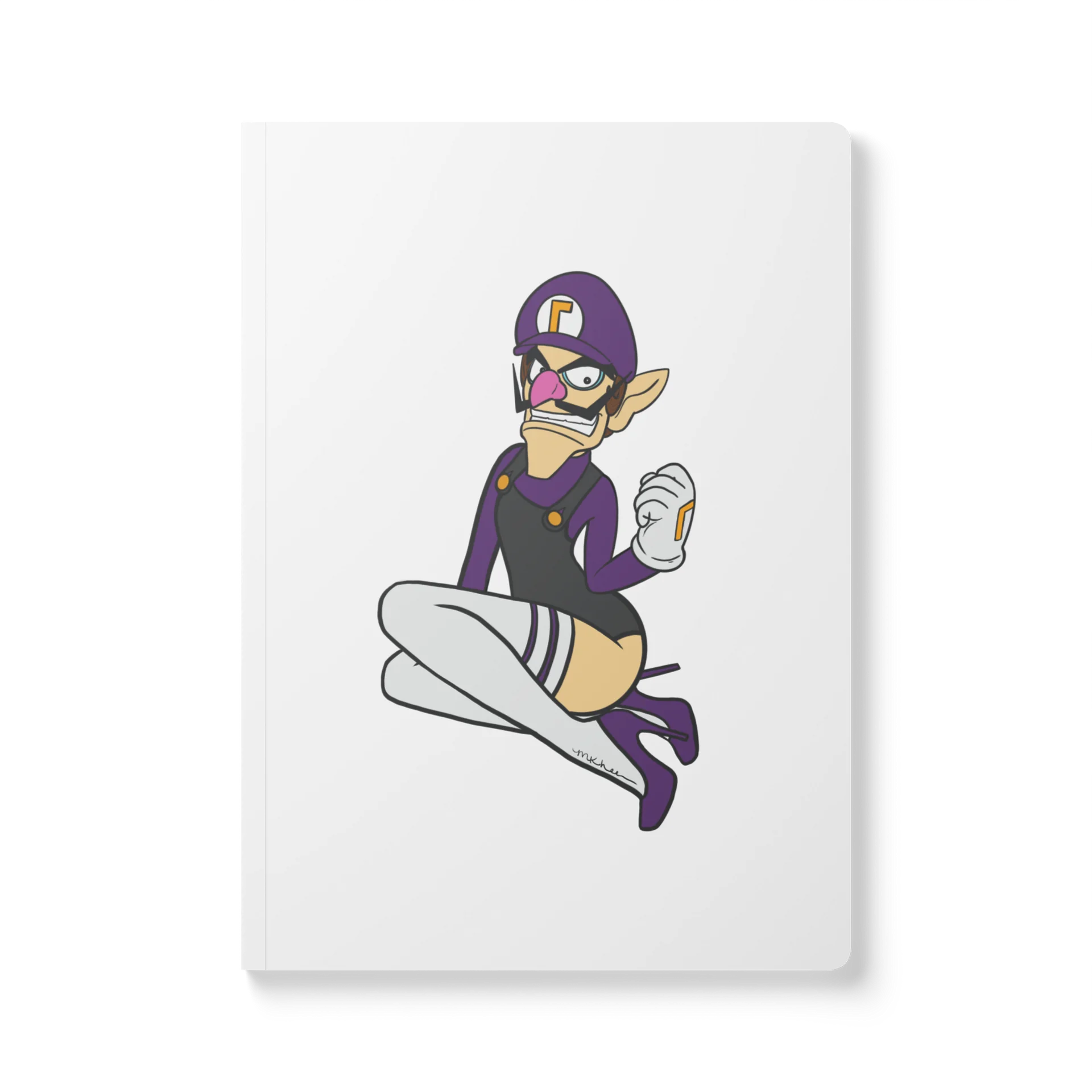 Pinup Waluigi Softcover Journal product image (1)