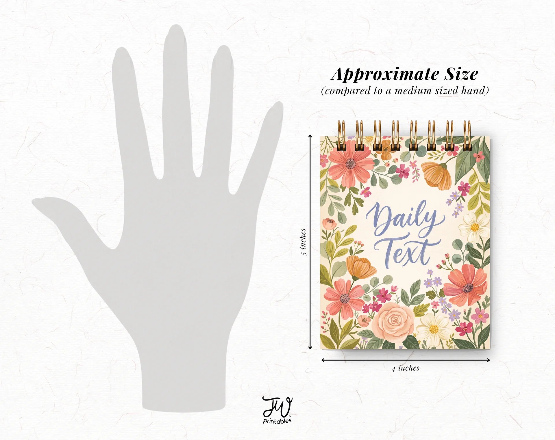 Daily Text Mini Jotter Notebook product image (4)