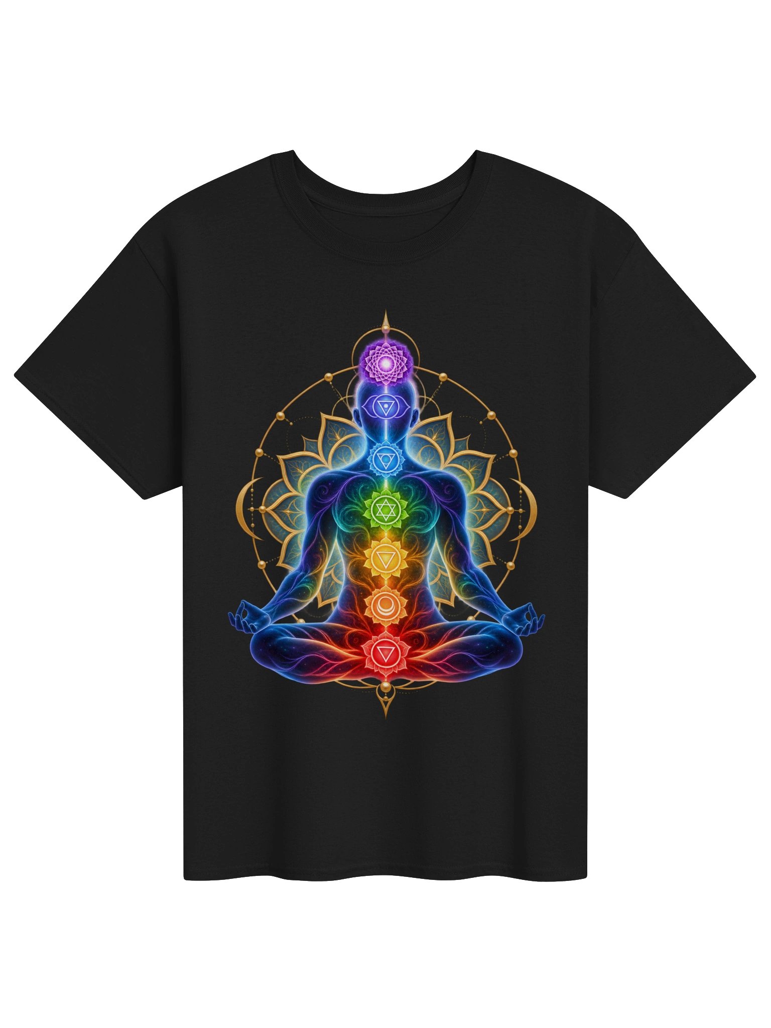 Chakra Map 1 - Unisex Gildan Heavyweight 100% Cotton T-Shirt product image (3)