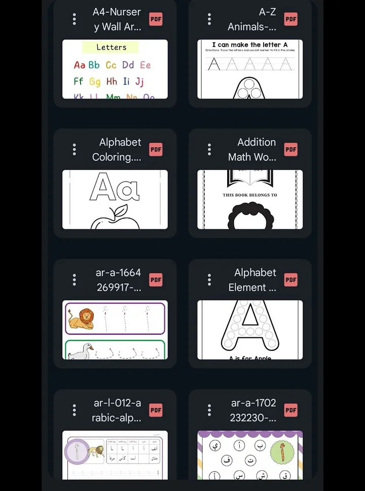 17 Printable Kids Learning PDFs – Educational Bundle with Resell Rights 🎨📚 product image (2)