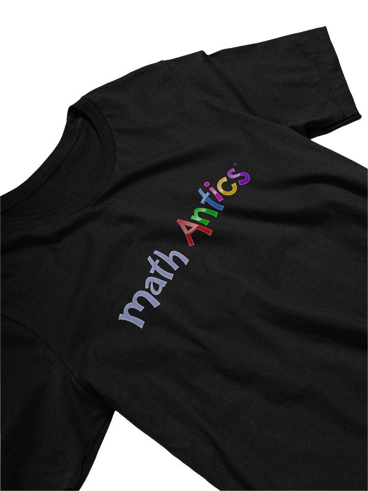 Dark-colored adult T-Shirt (horizontal logo) product image (2)