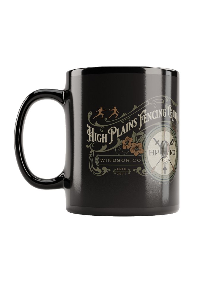 HPFG Vintage Style Emblem Black Mug product image (2)