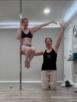 Pole with your Boo: a doubles beginner pole workshop recording product image (1)