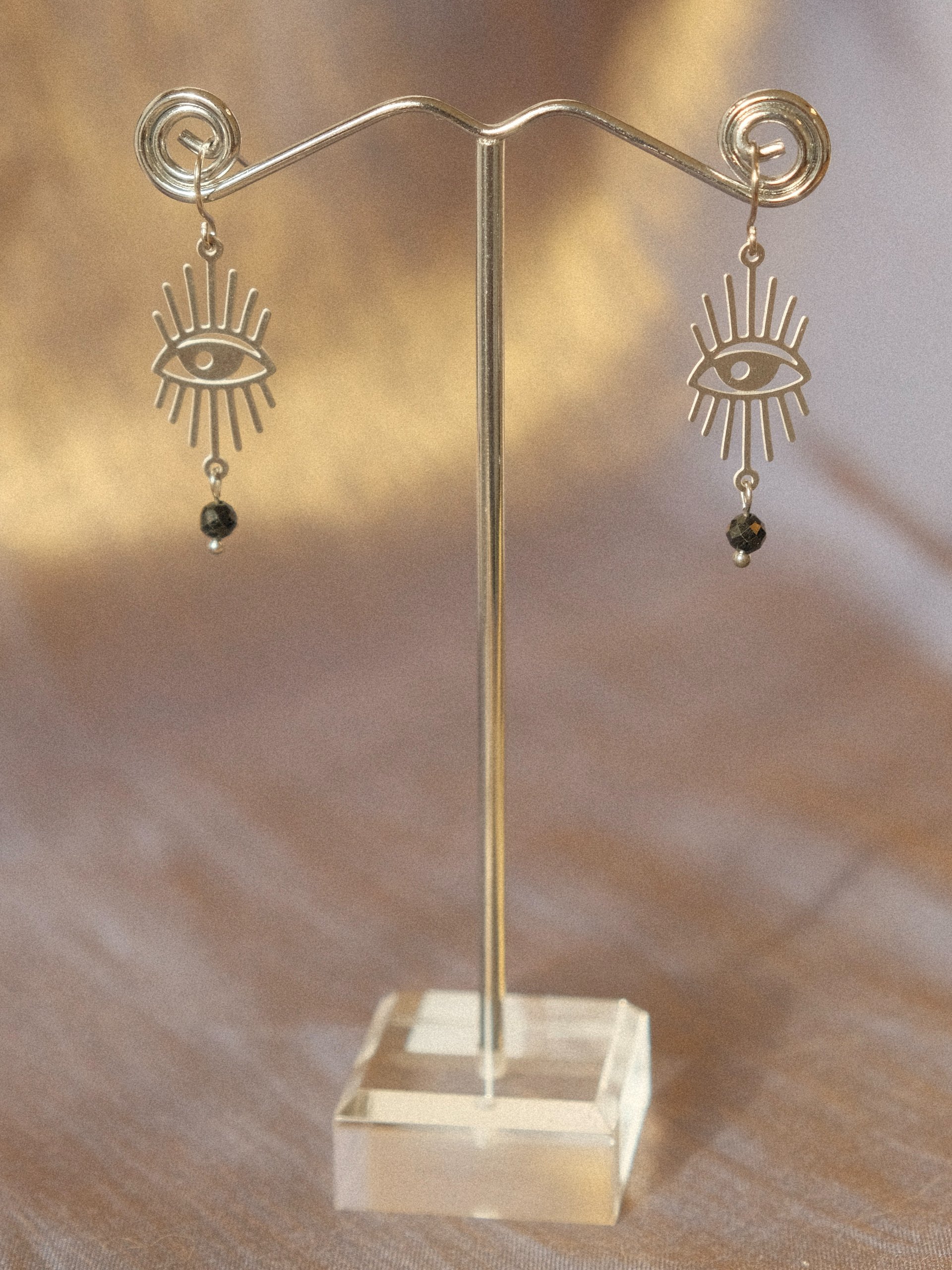 Tourmaline Eyes Open Earrings product image (2)
