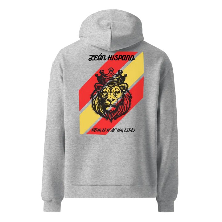 Sudadera con capucha gris - León Hispano product image (2)