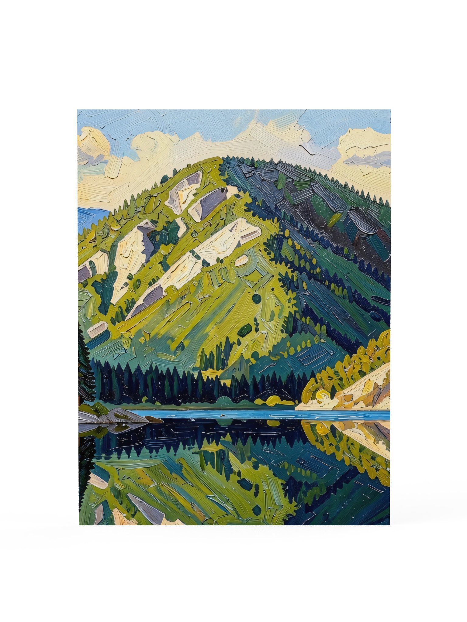 Mountain Across the Lake Poster product image (2)