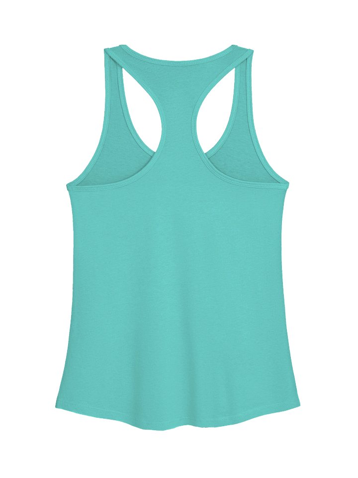 The Gatekeeper’s Key – Tahiti Blue Core Flow Edition (Front Print Only) | Women’s Racerback Tank product image (2)